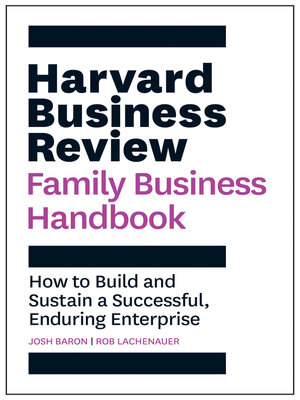 cover image of Harvard Business Review Family Business Handbook